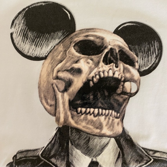 Skull with Mickey Ears T Shirt - Picture 4 of 7